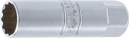 BGS technic Nástrčná hlavica na zapalovacie sviečky, 12-hranná | 10 mm (3/8") | 14 mm (BGS 2791)