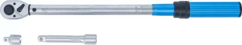 BGS technic Sada momentových kľúčov | s adaptérom + predĺžením | vonkajší štvorhran 12,5 mm (1/2") | 40 – 220 Nm | 3-dielna (2837)