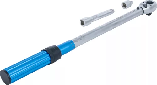 BGS technic Sada momentových kľúčov | s adaptérom + predĺžením | vonkajší štvorhran 12,5 mm (1/2") | 40 – 220 Nm | 3-dielna (2837)