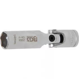   BGS technic Gola hlavica kĺbová, šesťhran | 10 mm (3/8") račňa | 14 mm (BGS 2984)
