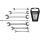 BGS DIY Súprava obojstranných vidlicových kľúčov | 6 x 7 - 19 x 22 mm | 7 ks (BGS 30030)