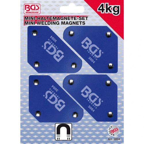 BGS technic Súprava malých magnetických držiakov | 45° - 90° - 135° | 4 ks (BGS 3004)