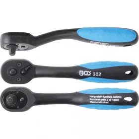   BGS technic Obojstanná račňa s plastovou rukoväťou | 6.3 mm (1/4") (BGS 302)