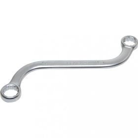   BGS technic Dvojitý očkový kľúč, 12-hran, ohnutý do tvaru S | 18x19 mm (BGS 30745)