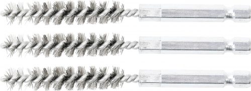 BGS technic Sada oceľových kartáčov | 10 mm | 6,3 mm (1/4") | 3-dielna (BGS 3078-10-S)