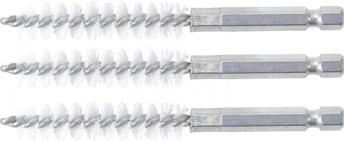 BGS technic Sada nylonových kartáčov | 11 mm | 6,3 mm (1/4") | 3-dielna (BGS 3078-11-N)