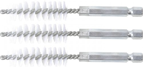 BGS technic Sada nylonových kartáčov | 14 mm | 6,3 mm (1/4") | 3-dielna (BGS 3078-14-N)