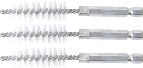 BGS technic Sada nylonových kartáčov | 14 mm | 6,3 mm (1/4") | 3-dielna (BGS 3078-14-N)
