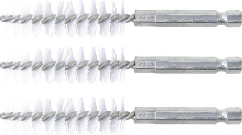 BGS technic Sada nylonových kartáčov | 15 mm | 6,3 mm (1/4") | 3-dielna (BGS 3078-15-N)
