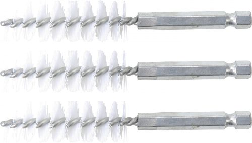BGS technic Sada nylonových kartáčov | 16 mm | 6,3 mm (1/4") | 3-dielna (BGS 3078-16-N)