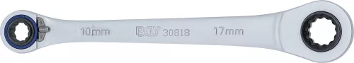 BGS technic Račňový očkový kľúč "4 v 1" | 10 x 12, 14 x 17 mm (BGS 30818)