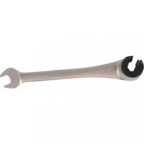   BGS technic Kombinovaný kľúč vidlica – račňa s otvoreným očkom | 11 mm (BGS 30841)