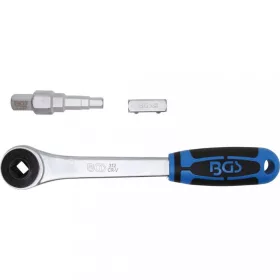   BGS technic Račňa prechodová „Go-thru” so štvorhranným adaptérom | vnútorný štvorhran 12.5 mm (1/2") (BGS 314)