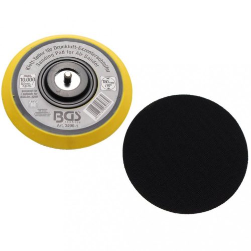 BGS technic Velcro kotúč (na suchý zips) pre pneumatickú brúsku BGS 3290 | Ø 150 mm (BGS 3290-1)