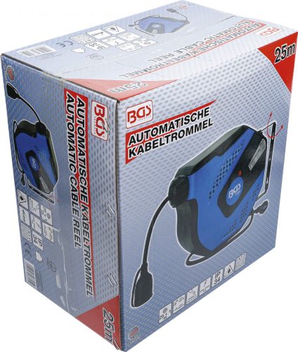 BGS technic Automatický kábelový bubon | 25 m (BGS 3325)