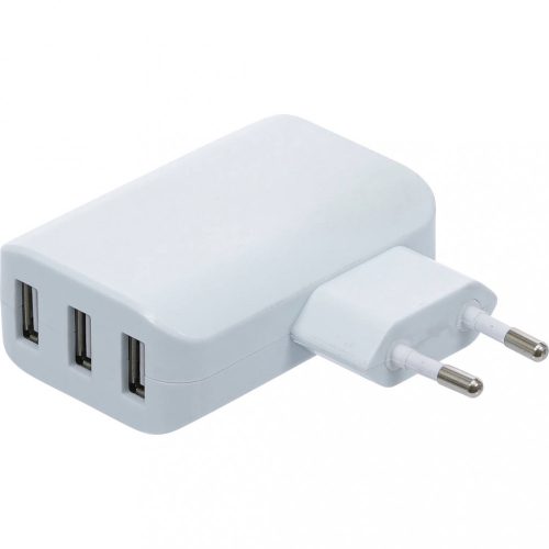 BGS technic Univerzálna USB nabíjačka | 3 USB porty | max. 3,4 A celkom max. 2,4 A / USB | 110–240 V (BGS 3377)