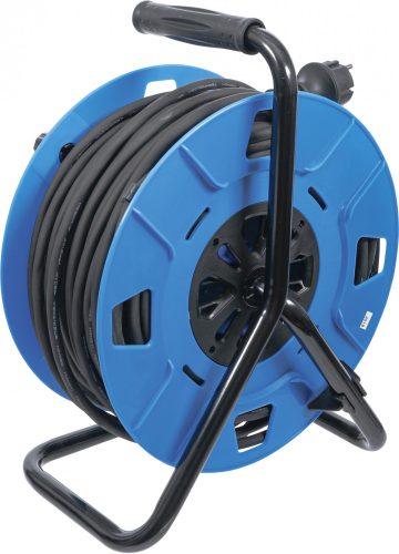 BGS technic Káblový bubon | 50 m | 3 x 1,5 mm² | 4 zásuvky s uzatváracím viečkom | IP 44 | 3500 W (BGS 3378)