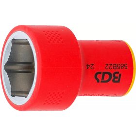   BGS technic Zásuvka VDE, Hexagon | 10 mm (3/8") pohon | 22 mm (35881)