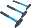 BGS technic Sada zámočnickych kladív | sklolaminátová násada | DIN 1041 | 300 / 500 / 800 g | 3-dielna (BGS 3845)