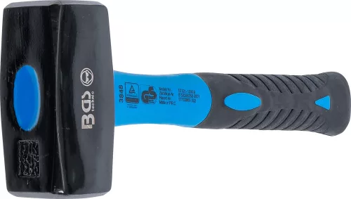 BGS technic Kladivo (kamenárske) | sklolaminátová násada | DIN 6475 | 1250 g (BGS 3848)