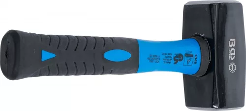 BGS technic Kladivo (kamenárske) | sklolaminátová násada | DIN 6475 | 1250 g (BGS 3848)