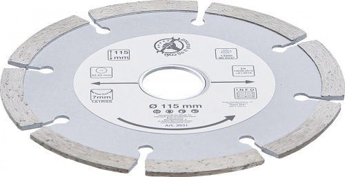 BGS DIY Diamantový rezný kotúč, segmentový | Ø 115 mm (BGS 3931)