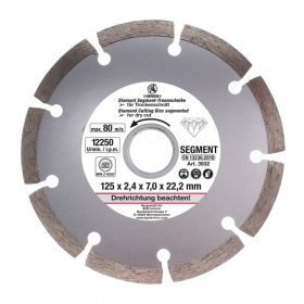   BGS DIY Diamantový rezný kotúč, segmentový | Ø 125 mm (BGS 3932)