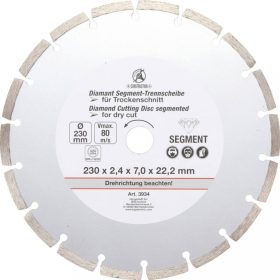   BGS DIY Diamantový rezný kotúč, segmentový | Ø 230 mm (BGS 3934)