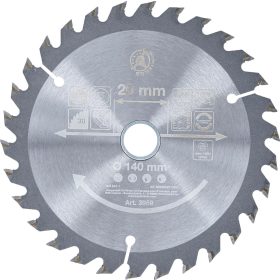   BGS DIY Pílový kotúč s karbidovým hrotom | Ø 140 x 20 x 2,3 mm | 30 zubov (3959)