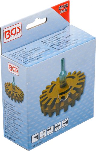 BGS technic Kotúč na odstránenie fólie | s lamelami | Ø 100 mm (BGS 3999-2)