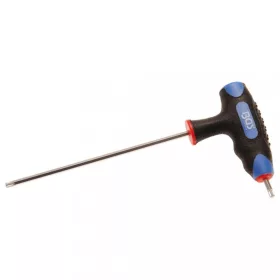   BGS technic Skrutkovač s rukoväťou T a bočnou stopkou | T-Star (pre Torx) T15 (BGS 4010-11)