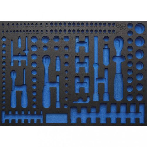 BGS technic Podnos na náradie 3/3: prázdny, pre položku BGS 4036 (BGS 4036-1)