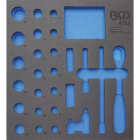   BGS technic Podnos na náradie 2/3: prázdny, pre položku BGS 4053 (BGS 4053-1)