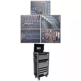   BGS technic Dielenský vozík s náradím „Pro Standard Max”, 263 nástrojov (BGS 4088)