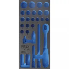   BGS technic Podnos na náradie 1/3: prázdny, pre položku BGS 4126 (BGS 4126-1)
