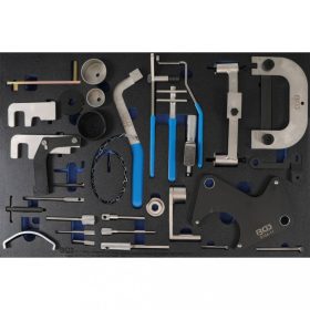   BGS technic Podnos na náradie 3/3: Súprava náradia na nastavenie časovania motora | pre Renault, Nissan, Opel, Volvo (BGS 4134)