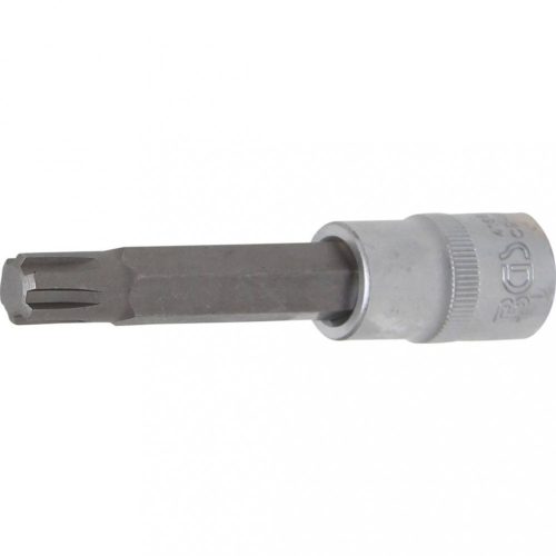 BGS technic Nástrčná hlavica-bit | dĺžka 100 mm | 12.5 mm (1/2") uchytenie | Spline (pre RIBE) | M12 (BGS 4166)