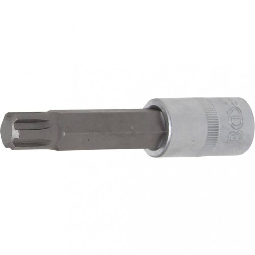 BGS technic Nástrčná hlavica-bit | dĺžka 100 mm | 12.5 mm (1/2") uchytenie | Spline (pre RIBE) | M14 (BGS 4168)
