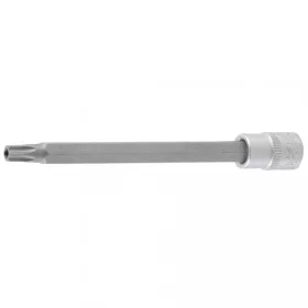   BGS technic Nástrčná hlavica-bit | dĺžka 100 mm | 6.3 mm (1/4") uchytenie | T-Star s dierou (pre Torx) | T30 (BGS 4203)