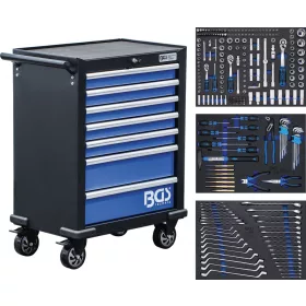   BGS technic Dielenský vozík | 7 zásuviek | s 263 nástrojmi (BGS 4207)