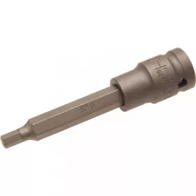   BGS technic Nárazová gola hlavica-bit | dĺžka 100 mm | 12.5 mm (1/2") uchytenie | vnútorný šesťhran 6 mm (BGS 4286)