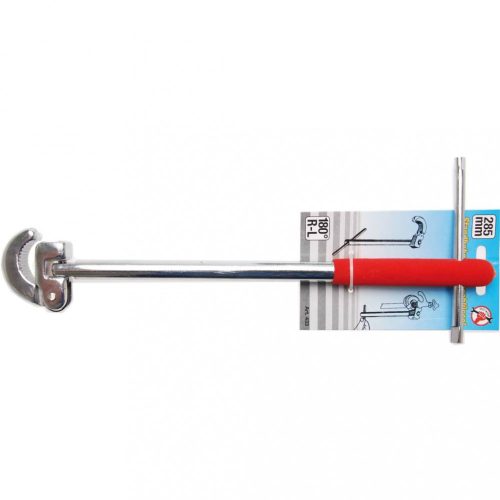 BGS DIY Kľúč hákový pre matice, kĺbová T-rukoväť | 180° (BGS 433)