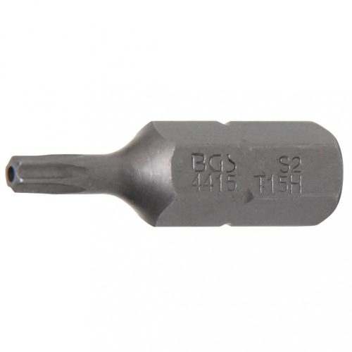 BGS technic Bit | 8 mm (5/16") uchytenie | T-Star s dierou (pre Torx) T15 (BGS 4415)