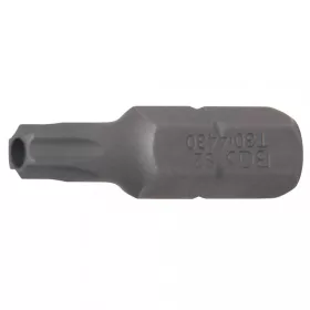   BGS technic Bit | 8 mm (5/16") uchytenie | T-Star s dierou (pre Torx) T30 (BGS 4430)