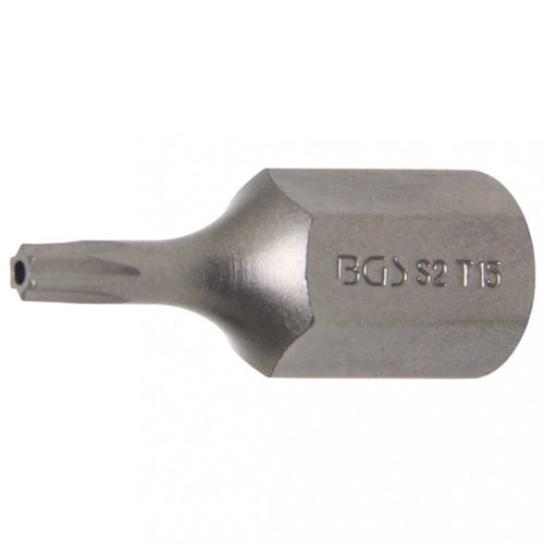 BGS technic Bit | 10 mm (3/8") uchytenie | T-Star s dierou (pre Torx) T15 (BGS 4615)