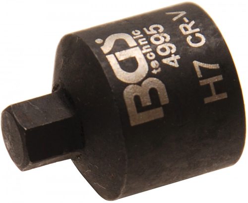 BGS technic Hlavica na brzdové strmene kotúčových bŕzd | vnútorný šesťhran | veľmi krátka | 7 mm (BGS 4995)