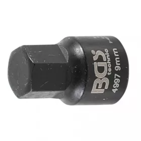   BGS technic Hlavica na brzdové strmene kotúčových bŕzd | vnútorný šesťhran | veľmi krátka | 8 mm (BGS 4997)