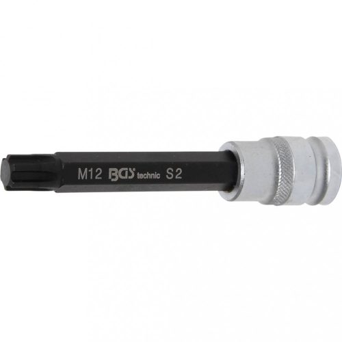 BGS technic Hlavica - Bit | dĺžka 120 mm | 12.5 mm (1/2") uchytenie | Spline (pre RIBE) | M12 (BGS 5010)