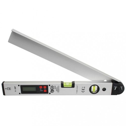 BGS technic Digitálny LCD uhlomer s vodováhou | 450 mm (BGS 50440)