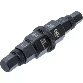   BGS technic Špeciálne hlavice pre motocykle | 10 mm (3/8") | 12 - 24 mm (BGS 5058-1)